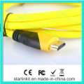 High Speed HDMI Cable 1.4V 3D 4k Gold Plated Yellow